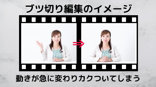 ブツ切りにした動画のイメージ